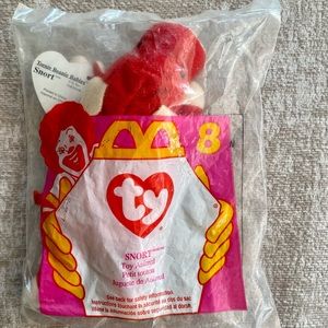 1997 McDonalds Ty Teenie Beanie Babies #8 Snort